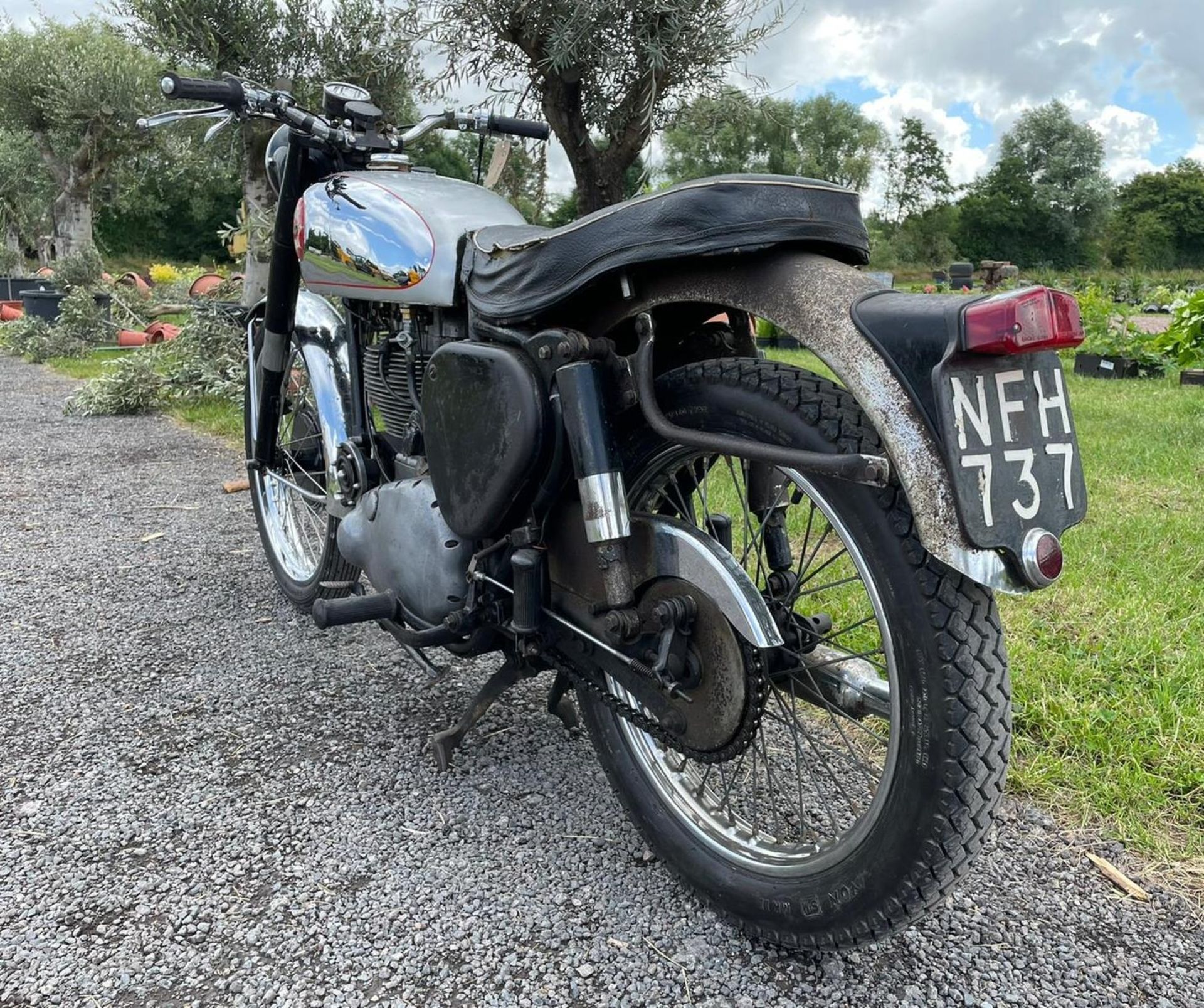 BSA CB32 Touring spec motorcycle. 1955. 350cc. has been in regular use, in near original condition - Image 4 of 18
