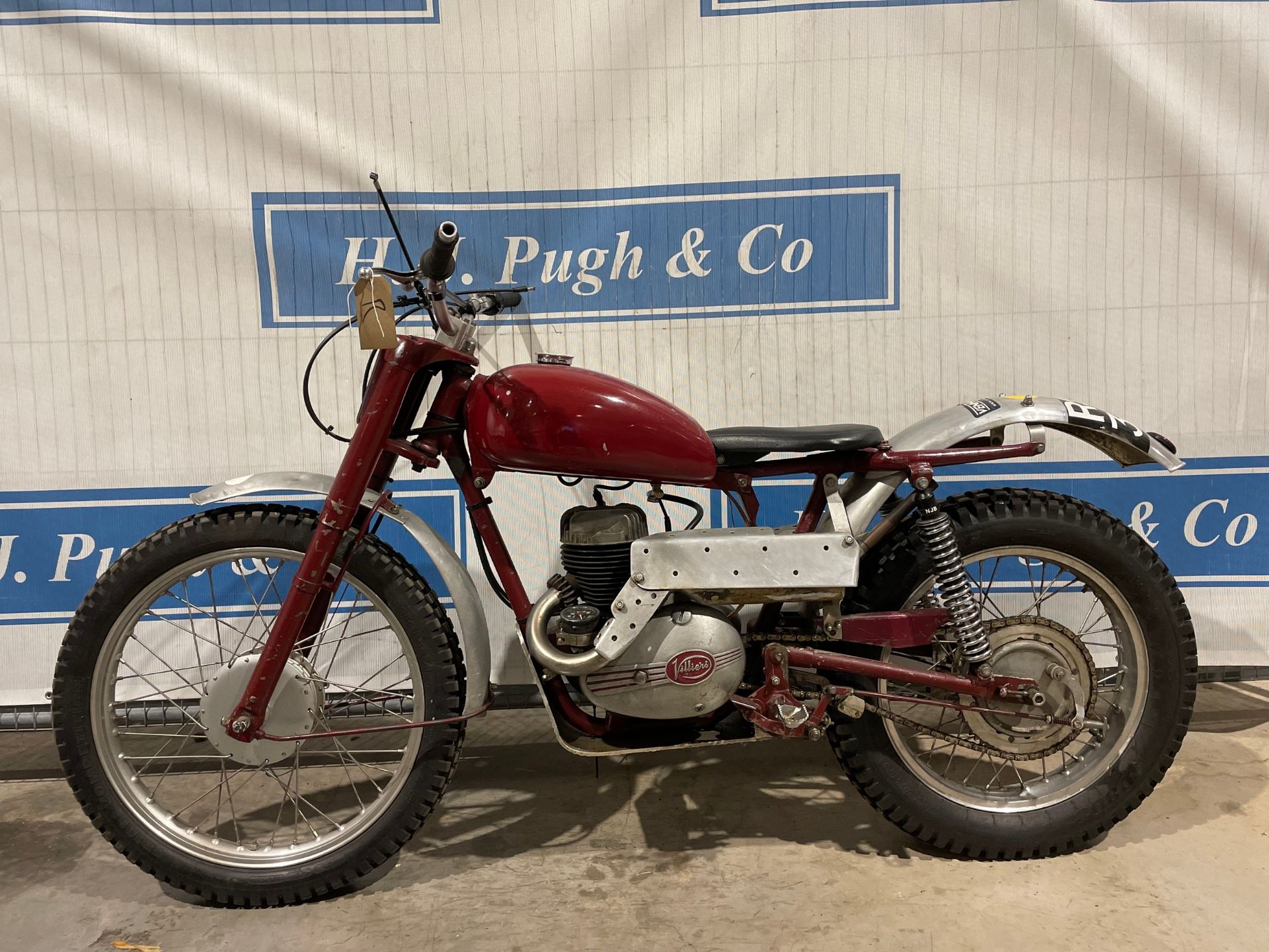 James Competition motorcycle. 1956. 197cc. Good competition bike. Reg RS7 345. V5 - Image 12 of 12
