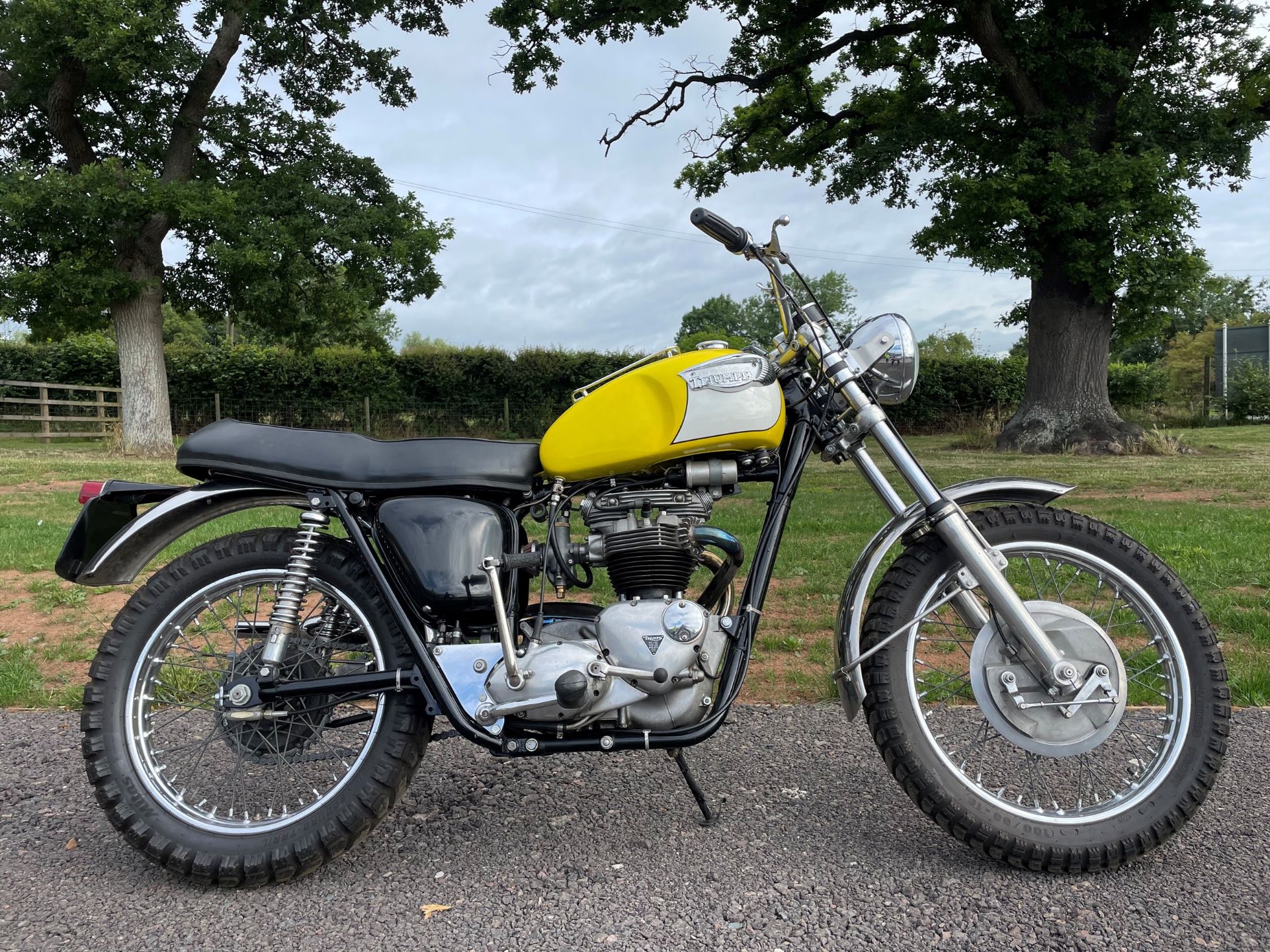 Triumph TR6 motorcycle. 650cc. 1963. Ceriani forks, TLS brake, top end rebuild with new STD