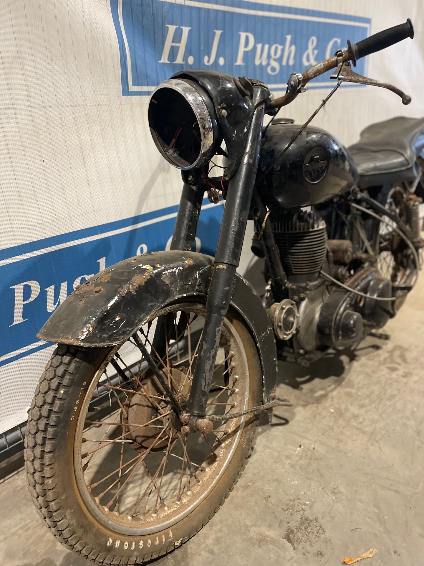 BSA M21 motorcycle project. Reg LTR349. No docs - Image 4 of 12