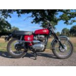 BSA A65 Hornet motorcycle. 1967. Runs and rides. Reg PUB452D. V5