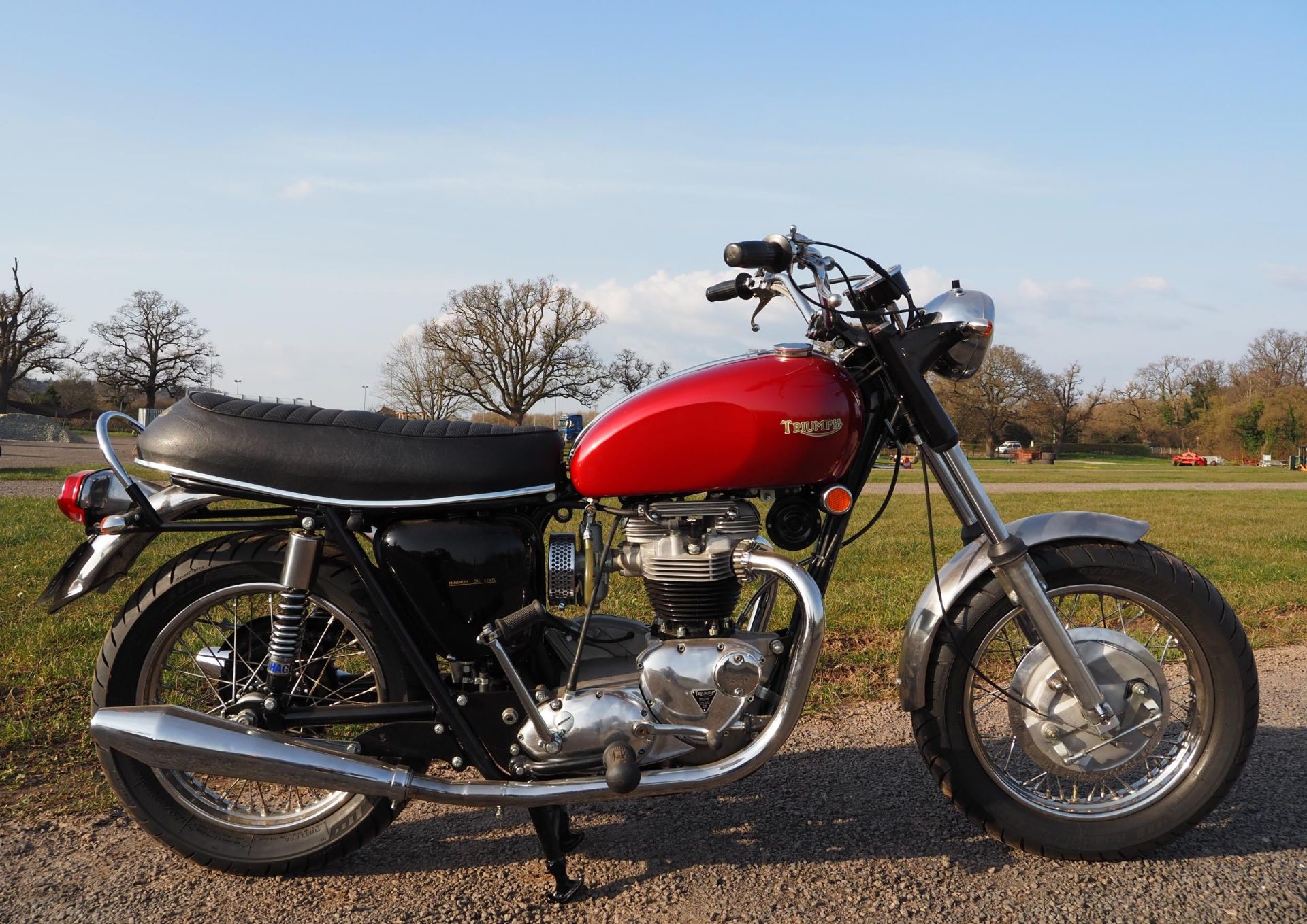 Triumph Tiger 650 motorcycle. 1969. Matching numbers. Genuine sale due to family bereavement c/w old - Image 2 of 22
