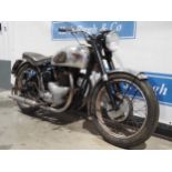 BSA Golden Flash motorcycle. 1952. Plunger model with 650cc engine. Reg. SXS 317. V5