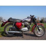 BSA 650 Lightning motorcycle. 1970 c/w BSA dating certificate and matching numbers. Reg. BHY 669H.
