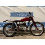 James Competition motorcycle. 1956. 197cc. Good competition bike. Reg RS7 345. V5