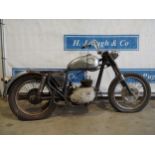 BSA Firebird motorcycle. 1969. Matching numbers. C/w Nova docs