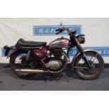 BSA A65 Lightning motorcycle. 1965. Frame No. A50B4950 C/w Nova docs