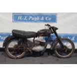 BSA Bantam motorcycle. Engine No. ED5B5447. No docs