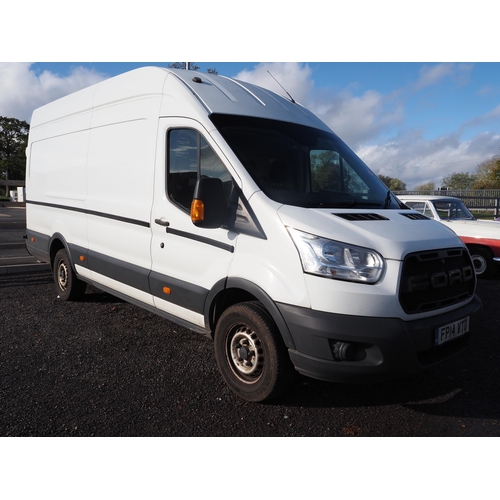 Ford transit Jumbo van. high top, long wheelbase. 190,000 miles. MOT 14/7/23. Reg. FP14 VTD.V5. Keys - Image 2 of 3