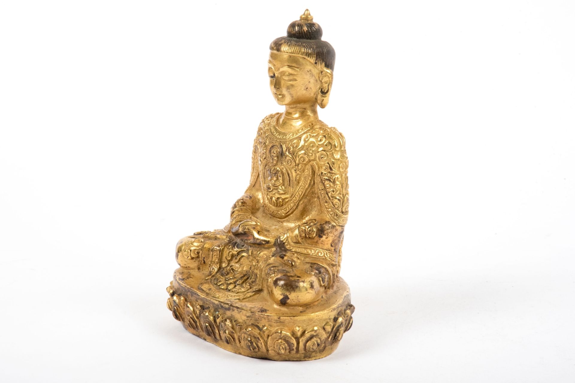 Sitzender Buddha, Sinotibetisch - Image 2 of 3