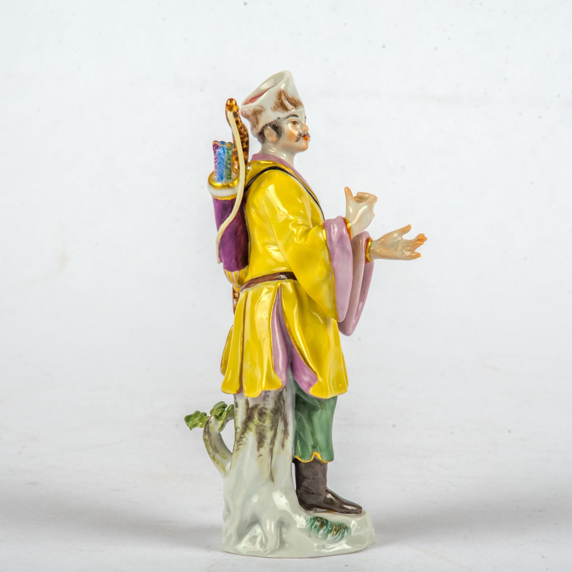 Figur aus "Fremde Völker"  Japaner bewaffnet, Meissen 20. Jh. - Bild 2 aus 4