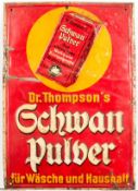 Werbeschild   Dr. Thompson's Schwanpulver
