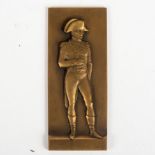 Relief Bronzetafel -Napoleon-
