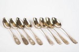 8 Suppenlöffel Deutsch, 19 Jh.