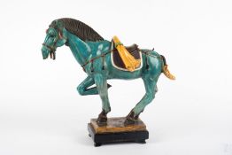 Großes Terracotta-Pferd