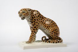 Leopard,Schwarzburger Werkstätten, Unterweißbach, 1920