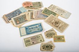 127 Geldscheine um 1900