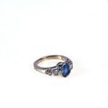 Saphir Brillant Ring