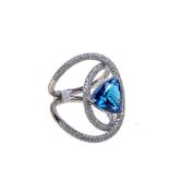 Designer-Ring mit Tanzanite