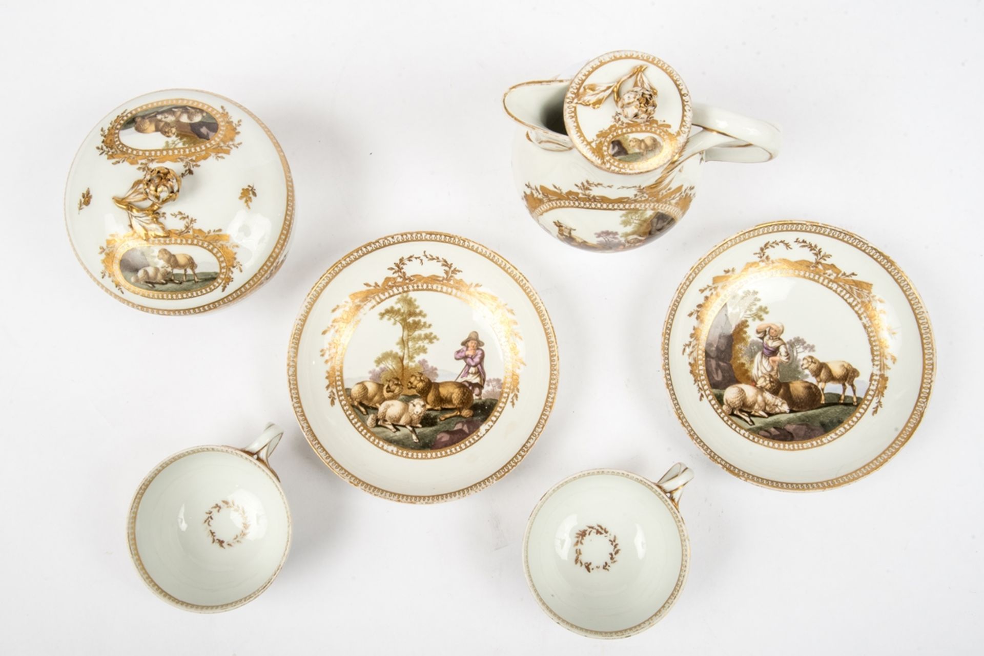 Meissen-Marcolini 1774 - 1817,   Kaffeeservice - Bild 2 aus 3