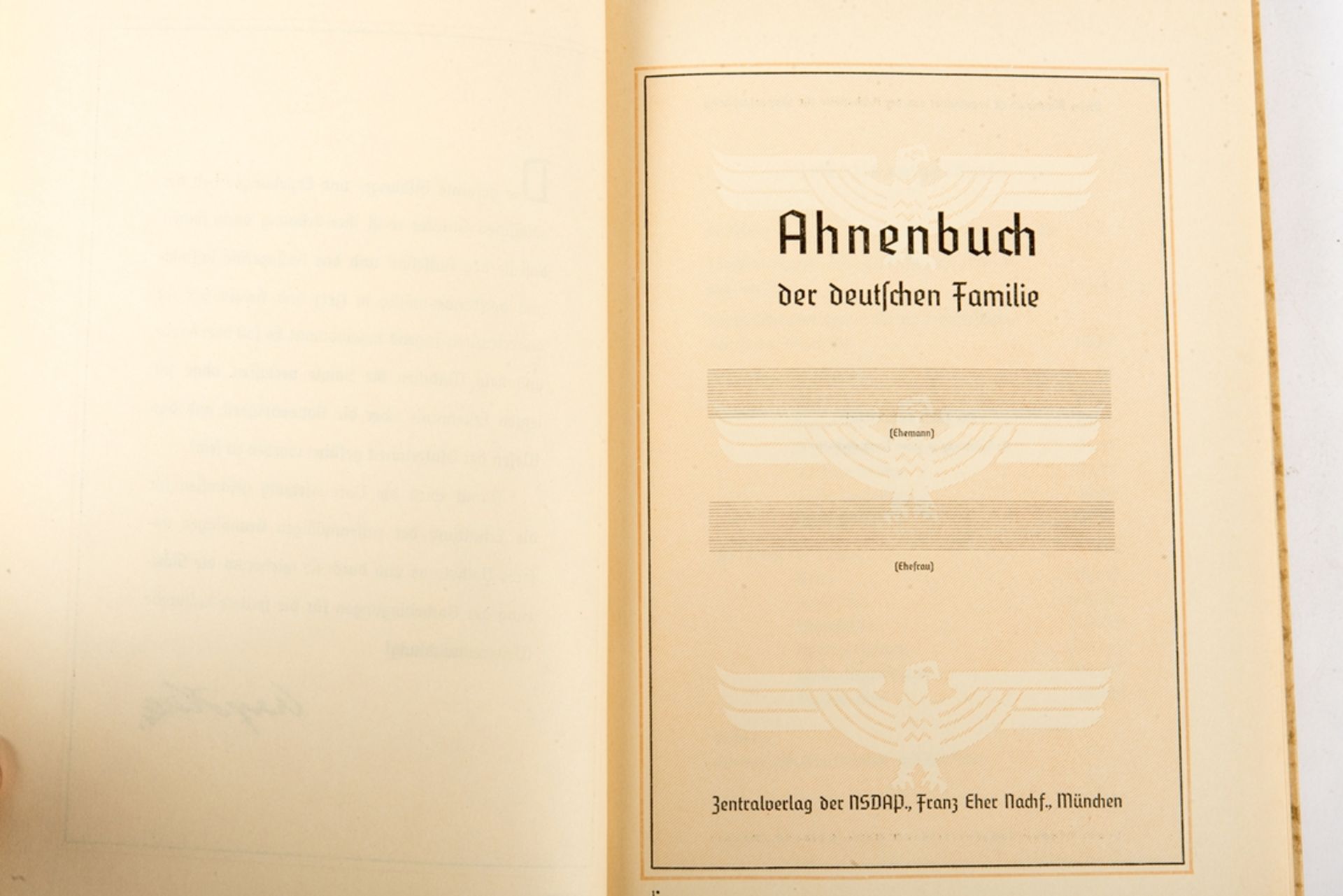 Drittes Reich Ahnenbuch der deutschen Familie  - Bild 3 aus 5