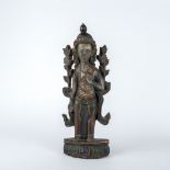 Geschnitzte Figur Nepal, 19. Jh.