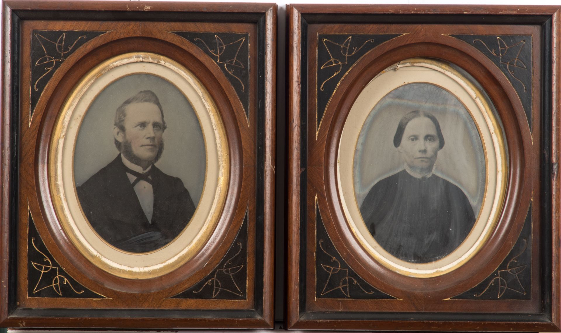 Paar Daguerreotypien um 1850