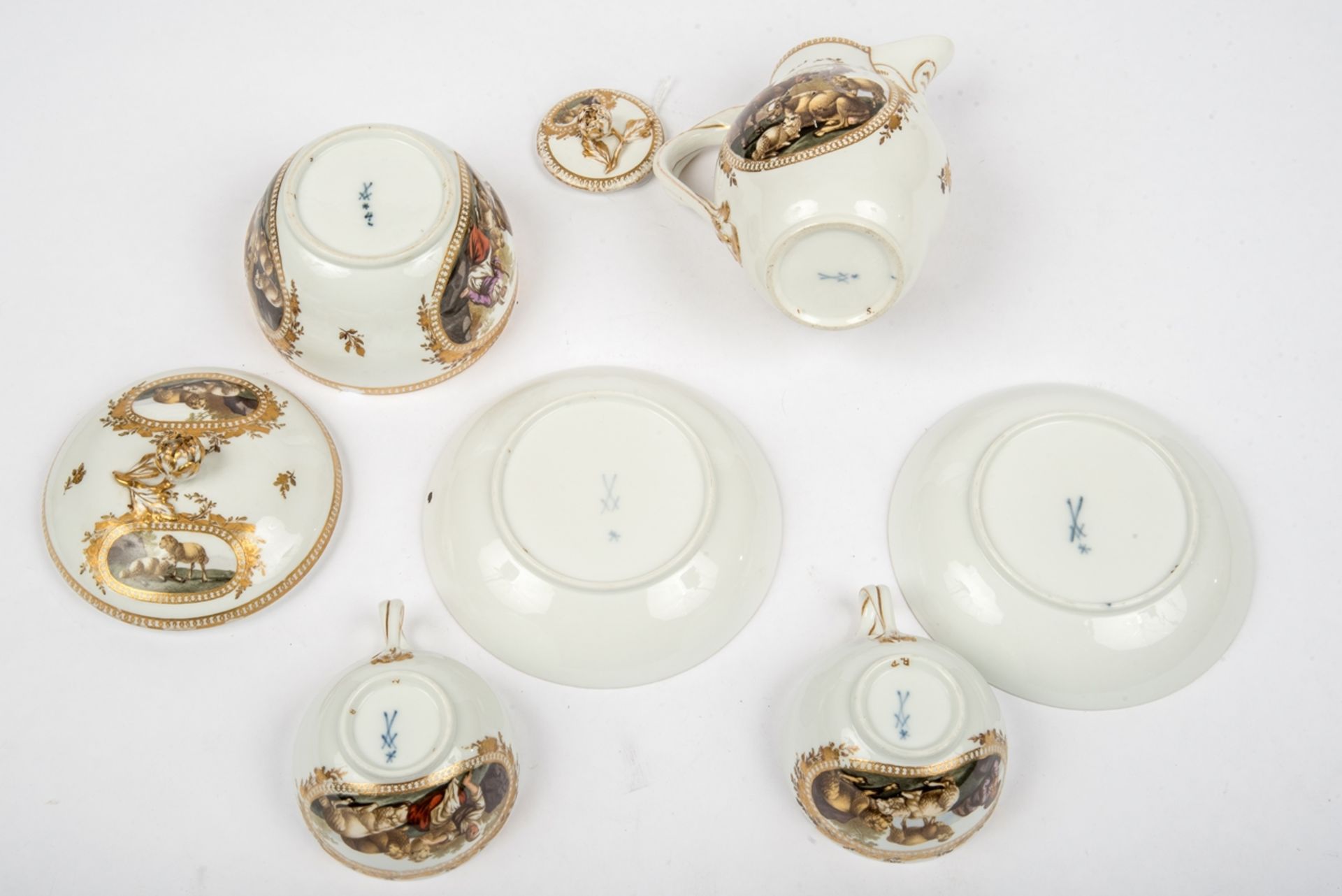 Meissen-Marcolini 1774 - 1817,   Kaffeeservice - Bild 3 aus 3