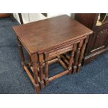 Oak Vintage Nest of Tables