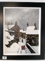 The Main Road is Closed Too' - 53x44 inc frame Peter Brook