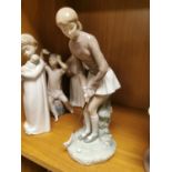 Lladro Lady Golfer Figure - ref 4851