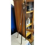Set of 3 Wooden Walking canes (approx 3' in height) inc Knobkerrie style stick, bone-handled +