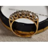 18ct Gold & Diamond Eternity Ring - size N