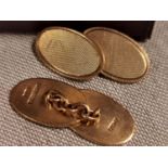 Pair of 9ct Gold Gents Cufflinks, combined weight 10.6g