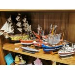 Collection of Model Ships & Galleons