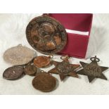 Collection of Various Medals and Detectorist Coins Finds inc Napoleonic French Medal