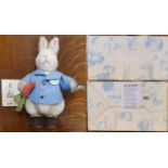 Steiff Beatrix Potter 'Johnny Townmouse' discontinued Soft Toy Figure (H12cm; issue 00435 - incl or