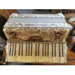 Vintage Stradella Italian Super Deluxe Accordion & Case