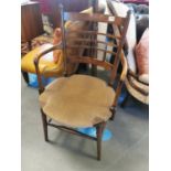 Bespoke Arts & Crafts Carver Chair - 90cm high by 55w by 56d