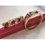 Pair of Ruby & Diamond Rings - combined weight 3.4g