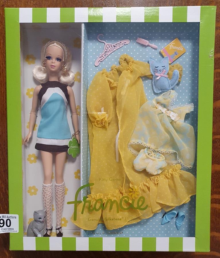 Boxed Barbie Gold Label Francie Silkstone Doll