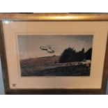 Cragg Vale Air Rescue Signed Peter Brook 62x47