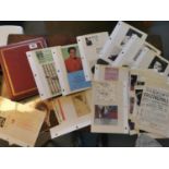 Folder of Various Music Memorabilia + Tickets inc Elvis Presley, U2, Beatles & Rolling Stones