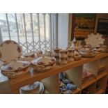Extensive Royal Albert Old Country Roses 70pc Dinner, Tea & Coffee Service