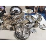 Collection of Various Antique and Vintage EPNS & Metallic + Pewter Tea & Dinner Wares