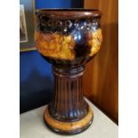 West German Pottery Scheurich Retro Planter Vase (approx 2ft in height)