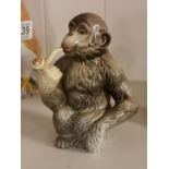 Beswick Monkey w/pipe Smoking ref 1049, 12cm high