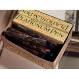 Box of 16 14ct Gold Nib Vintage Mentmore/Platignum Fountain Pens (A/F)