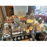 Collection of Miniature Pottery Houses