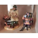 Royal Doulton Foaming Quart & Lunchtime Figures